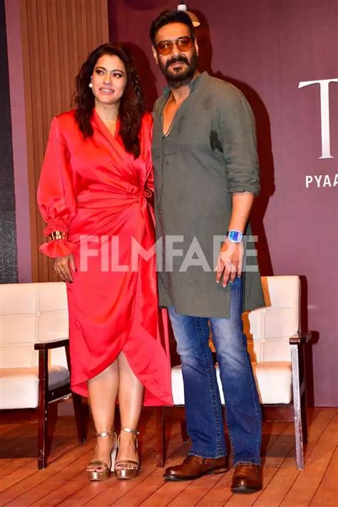 Ajay Devgn joins Kajol and the team for the trailer launch of The Trial | Filmfare.com