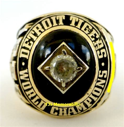 1968 DETROIT TIGERS WORLD SERIES CHAMPIONS CHAMPIONSHIP RING - Buy and ...