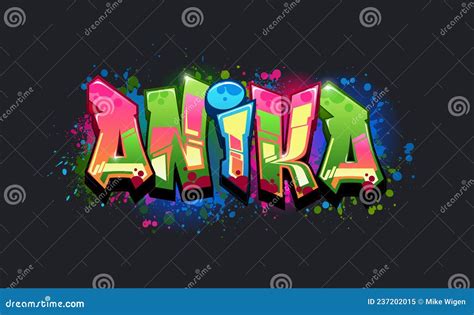 A Cool Genuine Wildstyle Graffiti Name Design - Karen Vector Illustration | CartoonDealer.com ...