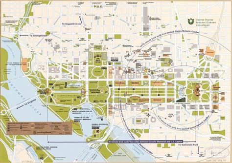 Washington D.C. maps - The tourist map of D.C. to plan your visit