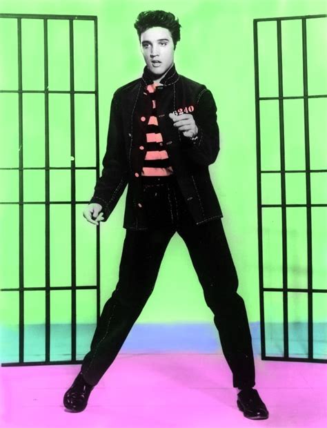 Jail House Rock Colouriesd - Elvis Presley Fan Art (5858931) - Fanpop