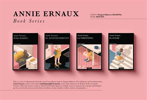 Annie Ernaux Book Series on Behance