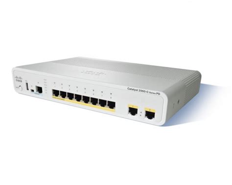 Cisco WS-C2960CPD-8TT-L, Catalyst 2960C PD Switch 8 FE, 2 x 1G, PoE+ ...