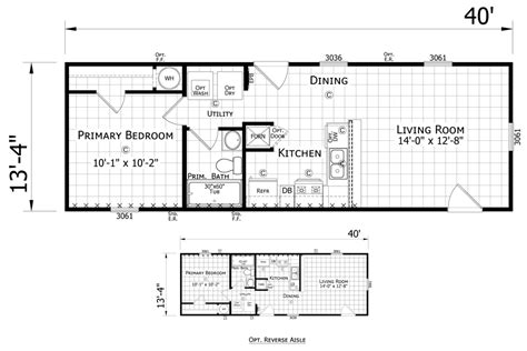 Littleton 14 X 40 533 sqft Mobile Home | Champion Homes Center