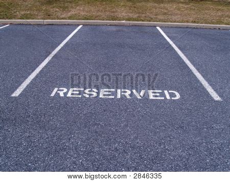 Reserved Parking Spot Image & Photo (Free Trial) | Bigstock