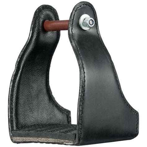 Tough1 Leather Covered Plastic Endurance Trail Stirrups - Riding Warehouse