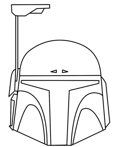 Printable Mandalorian Helmet Template