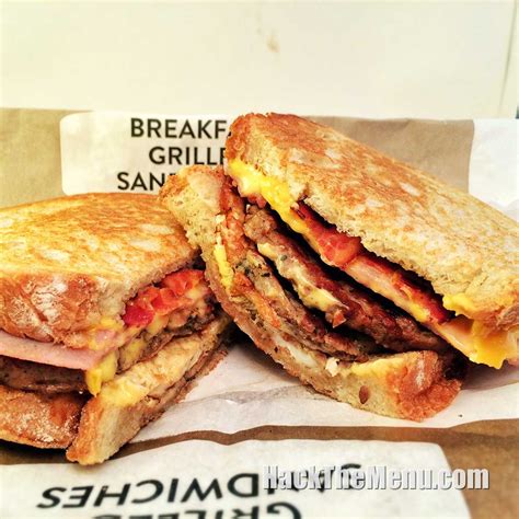 Loaded Grilled Breakfast Sandwich - Jack in the Box Secret Menu | # ...