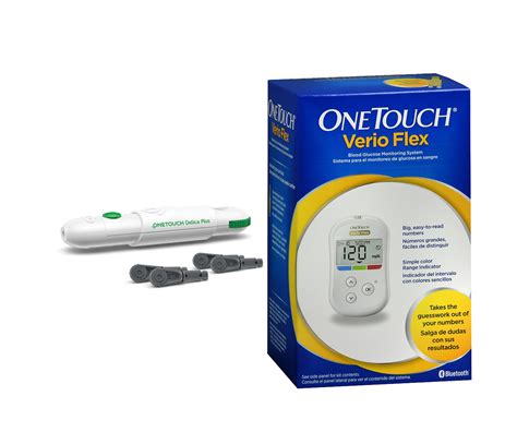 OneTouch Verio Flex Glucose Meter Kit For Diabetic Petient