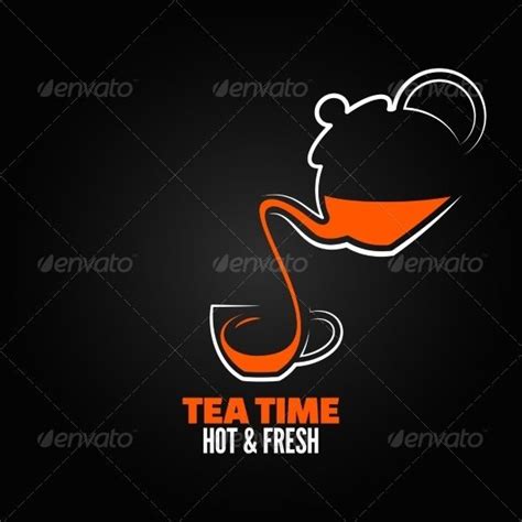 Tea Cup Design Menu Backgraund | Tea logo, Tea cup design, Coffee logo