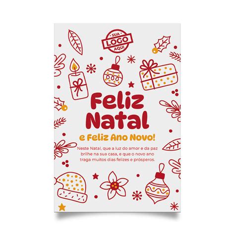 Impressão de Cartão de Natal com Logotipo de Empresa - Gráfica expanSSiva