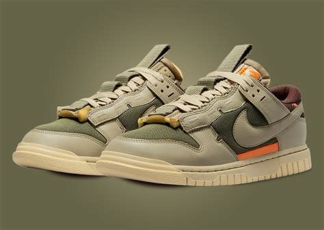 Olive Shades Take Over This Nike Dunk Low Remastered - Sneaker News