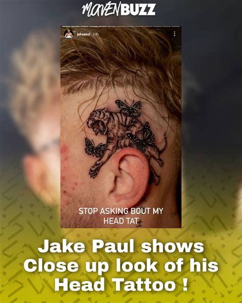 Jake Paul revealed his new Head Tattoo - Maven Buzz