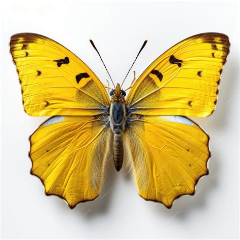 Premium AI Image | Clouded Yellow Butterfly Pose