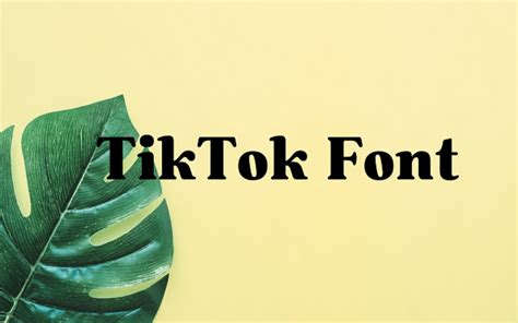 tiktok fonts for Google Chrome - Extension Download