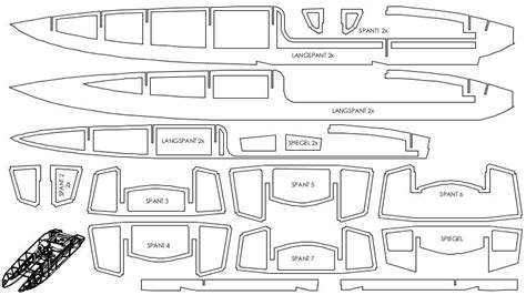 Plans catamaran rc ~ Melisa