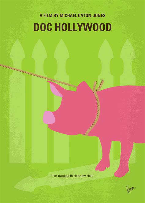 No1379 My Doc Hollywood minimal movie poster Digital Art by Chungkong ...