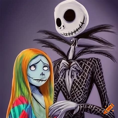 Nightmare Before Christmas Jack And Sally Sketches