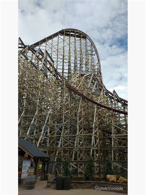 "Steel Vengeance Roller Coaster" Sticker for Sale by SigmarIronside | Redbubble