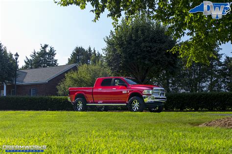 Red Dodge Ram 2500 — Dreamworks Motorsports