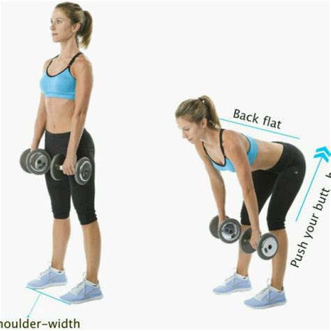 Dumbbell stiff leg deadlift by Adele A. - Exercise How-to - Skimble