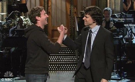 Mark Zuckerberg and Jesse Eisenberg come Facebook to face on Saturday ...