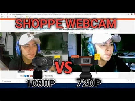 SHOPEE WEBCAM 1080P VS 720P FULL HD WEBCAM 400 TO 800 PESOS WEBCAM ...