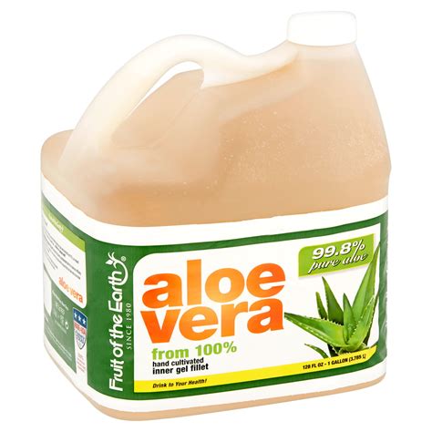 Fruit Of The Earth Aloe Vera Juice With 99.8% Aloe Organic Fresh ...