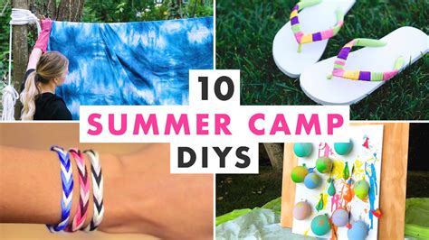 10 Classic Summer Camp Craft Projects | Art Projects for Kids - YouTube