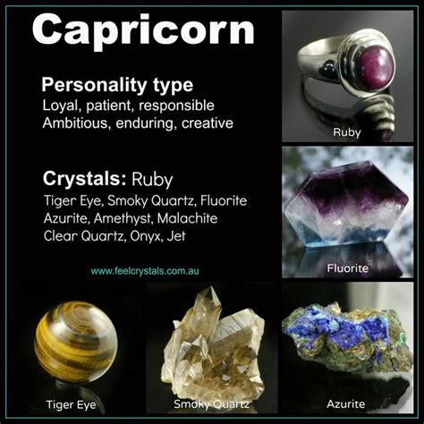 Capricorn Healing Crystals - Feel Crystals & Jewellery | Crystals, Spiritual crystals, Capricorn