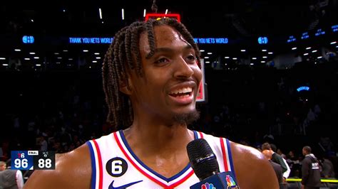 Tyrese Maxey highlights Sixers’ depth in Game 4 win without Joel Embiid ...