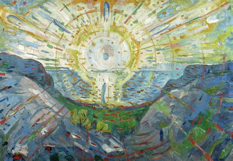 The Sun, 1912 Painting by Edvard Munch - Pixels