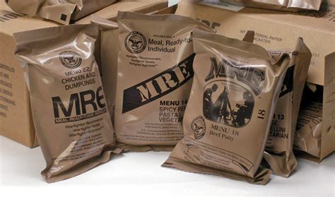 Buy MREs (Meals Ready-to-Eat) Genuine U.S. Surplus Assorted Flavor (4 ...