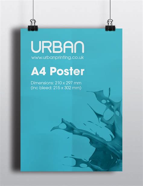 A4 Standard Poster Printing