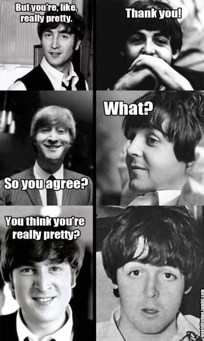 Beatles/Mean Girls Mash-ups :-) Beatles Meme, Beatles Girl, Beatles ...