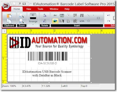 Barcode Label Design Software & Barcode Label Printing Applications by IDAutomation®