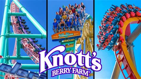 Top 10 Fastest Rides & Roller Coasters at Knott's Berry Farm - YouTube