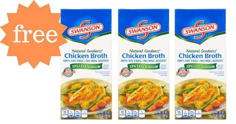 Swanson Broth for FREE + gas savings :: Southern Savers