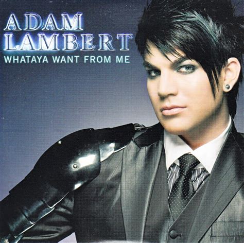 Adam Lambert - Whataya Want From Me (CD, Single, Promo) | Discogs