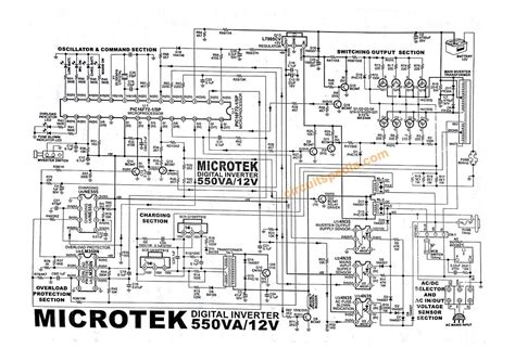 Microtek Inverter 875 E2 Circuit Diagram