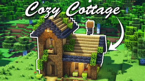 Minecraft: Small Cozy Cottage Tutorial (how to build) - YouTube