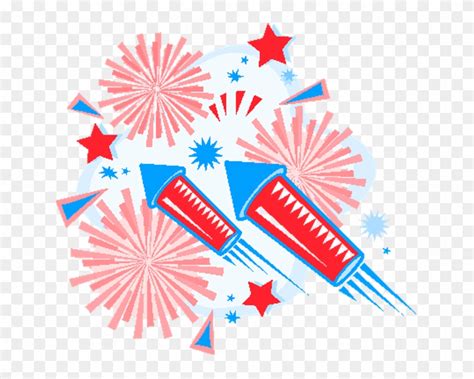 4th Of July Fireworks Clipart - Fourth Of July Clipart - Free ...