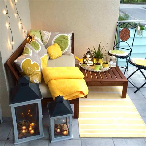 45+ Fabulous ideas for spring decor on your balcony Small Balcony ...
