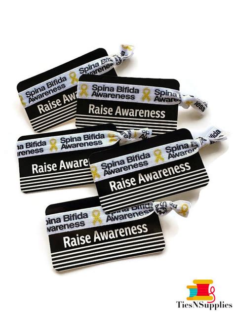 Spina Bifida Awareness Raise Awareness Card W/ Elastic Band, Arm Band ...