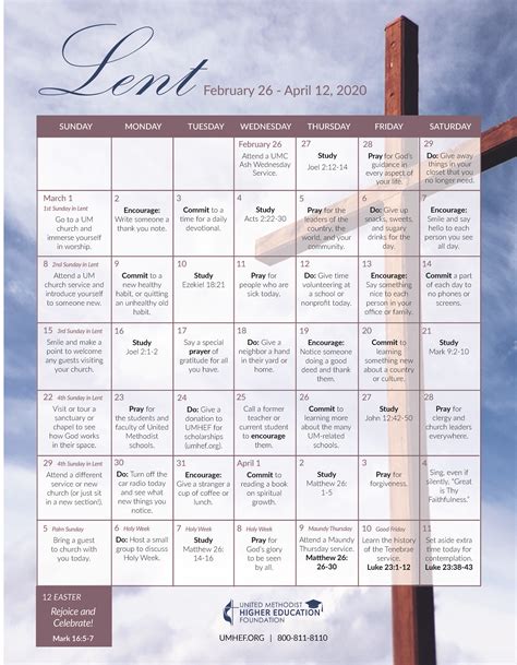 Printable Lenten Calendars