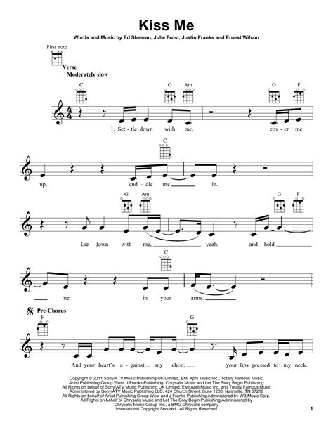 Kiss Me | Sheet Music Direct