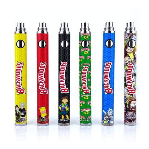 Backwoods Vape Pen Battery 510 Thread 1100mAh Twist Voltage Adjustable ...