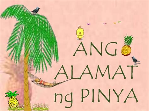 Alamat ng Pinya ppt