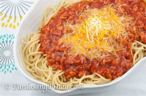 Filipino Spaghetti Recipe