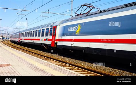 Intercity Italian Train by Trenitalia, Italy Stock Photo - Alamy